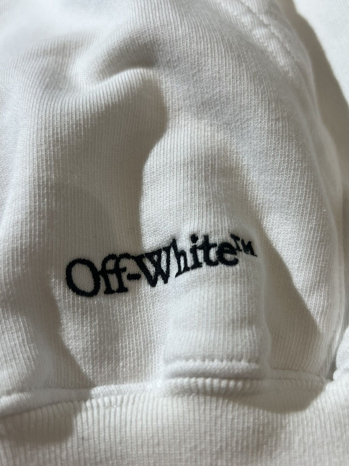 Off-White Off-White Diag Scribble Diag Print White Hoodie Size US XL / EU 56 / 4 - 3 Thumbnail