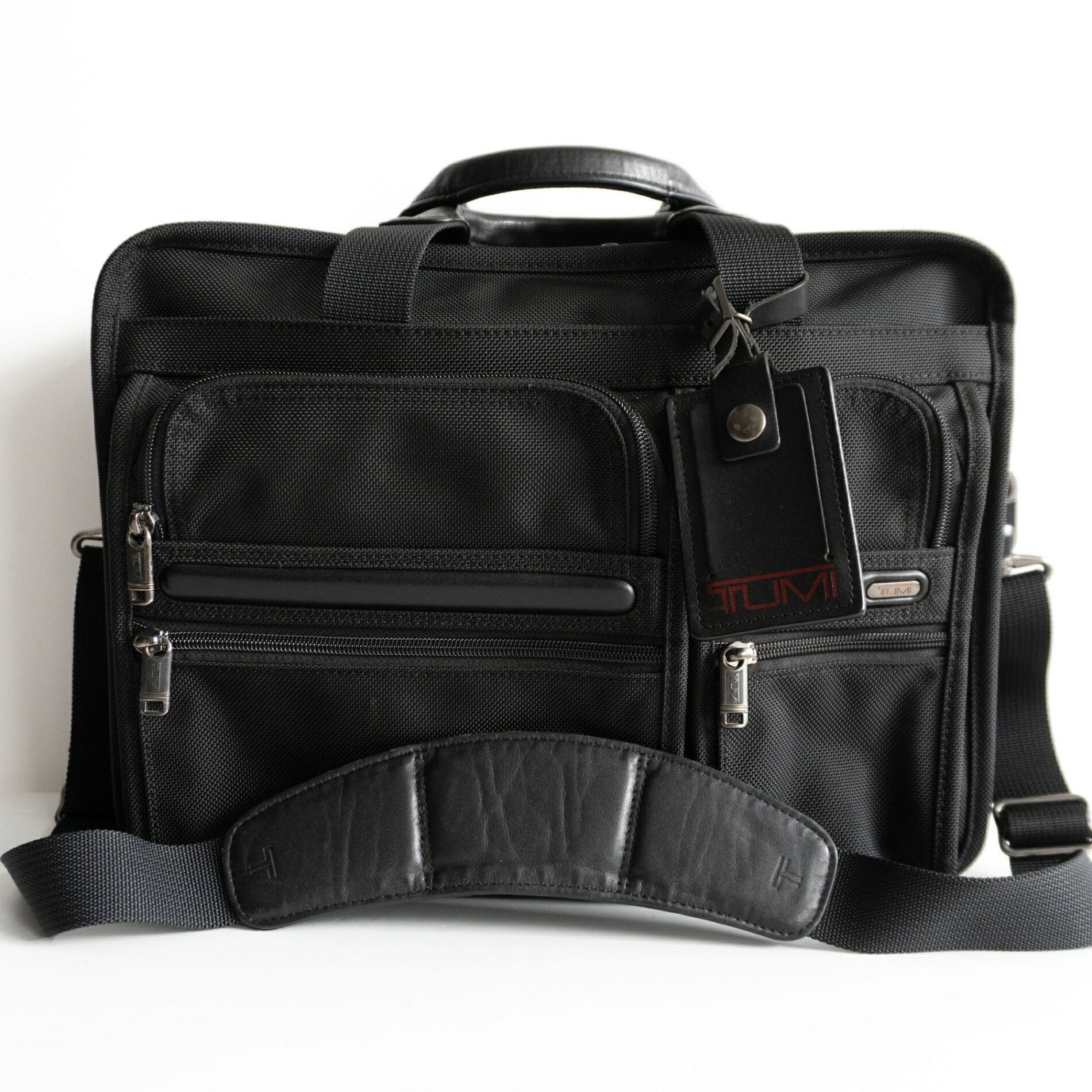Tumi TUMI 26141D4 Alpha 2-Way Briefcase Black Size ONE SIZE Size ONE SIZE - 1 Thumbnail