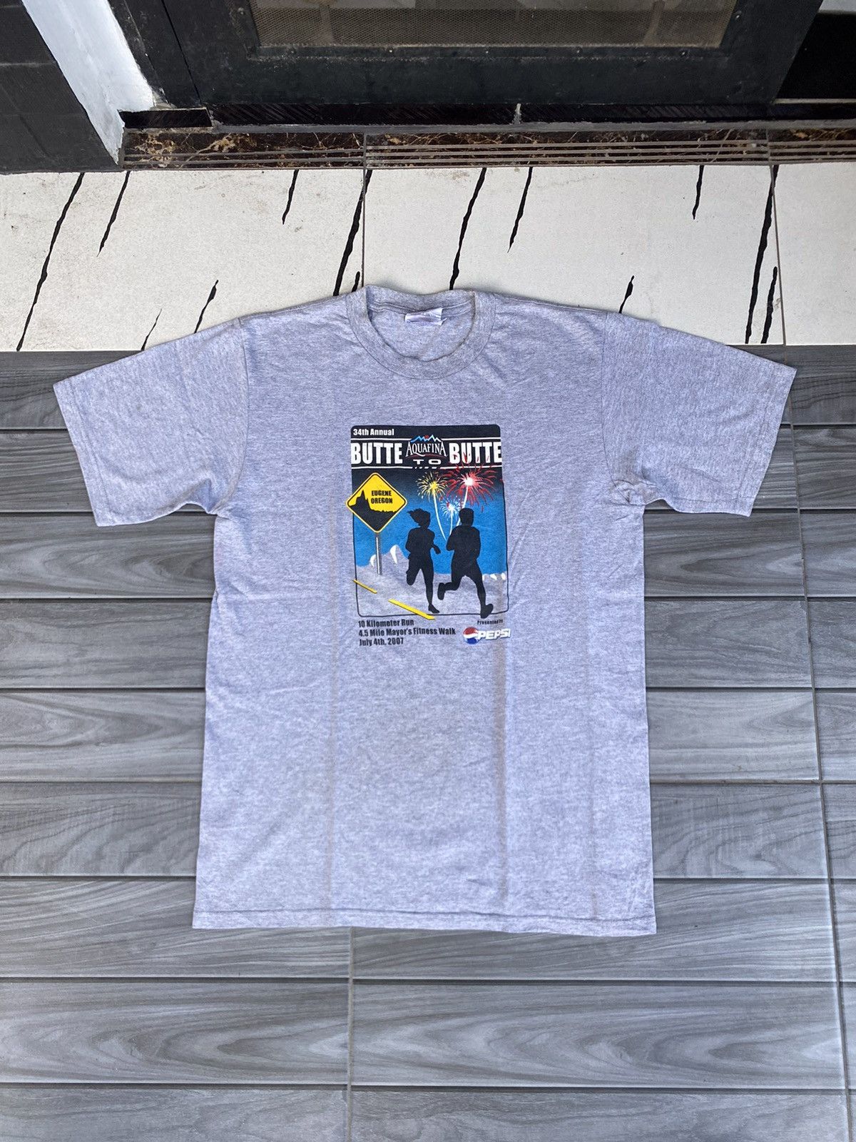 Nike × Vintage Vintage nike team aquafina butte to butte pepsi Size US S / EU 44-46 / 1 - 1 Thumbnail