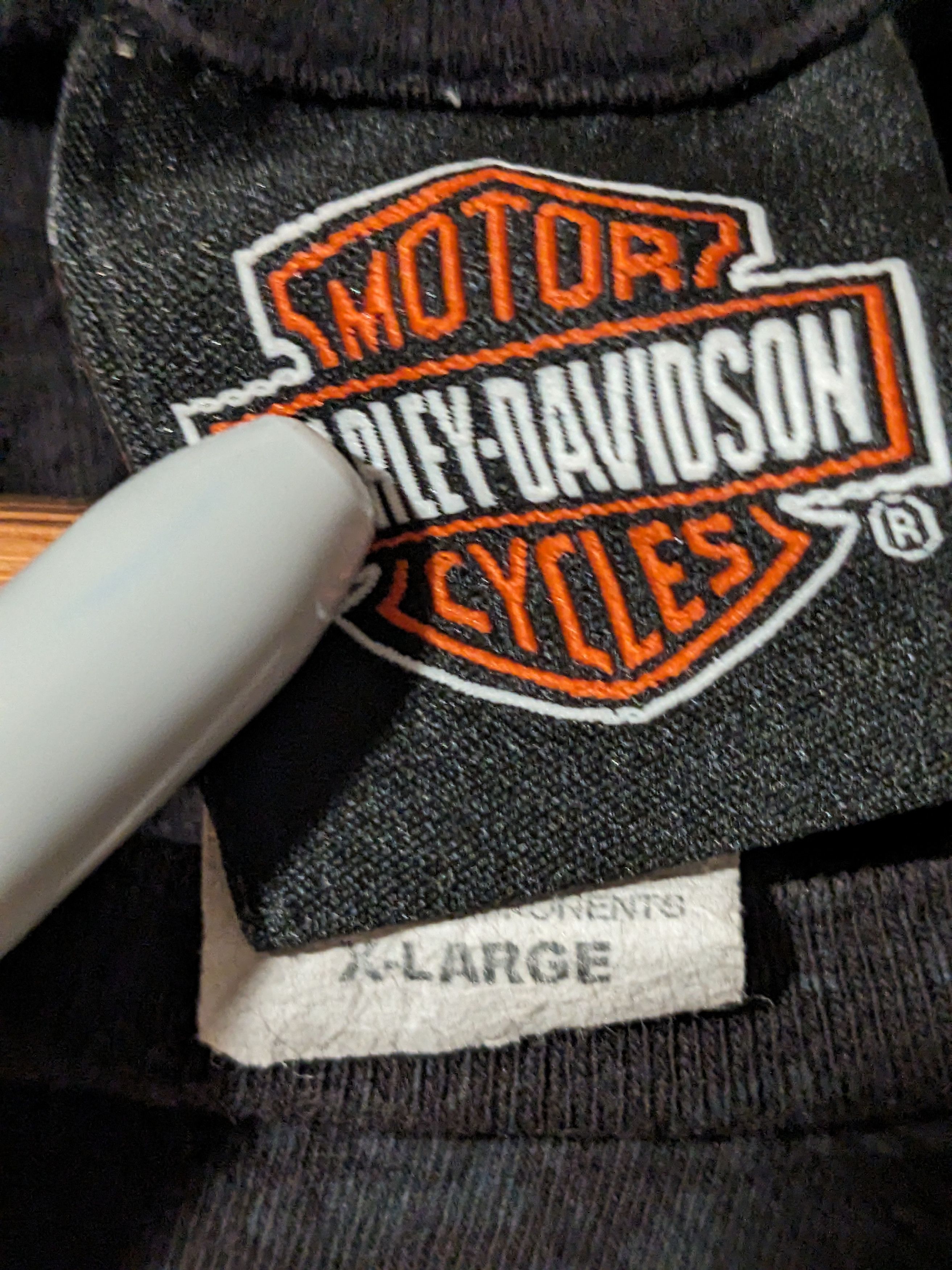 Harley Davidson × Vintage Vintage 2008 Harley Davidson Motorcycle Womans T-Shirt Size XL / US 12-14 / IT 48-50 - 3 Thumbnail