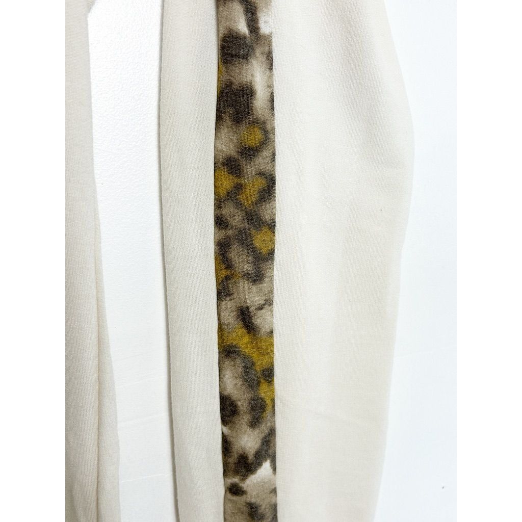 Other Mystree Women's Leopard Print Stripe Jogger Set in Cream / B Size 27" / US 4 / IT 40 - 9 Thumbnail