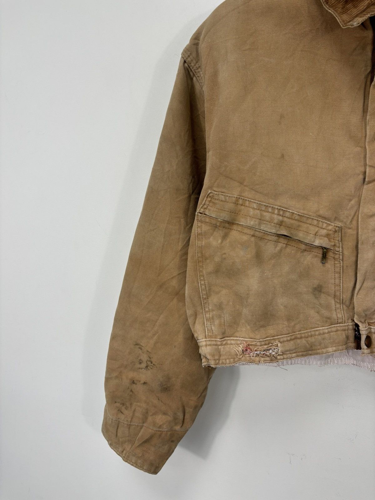 Carhartt Vintage 90s Carhartt USA Made Y2K Work Boxy Cropped Jacket Size US M / EU 48-50 / 2 - 5 Thumbnail
