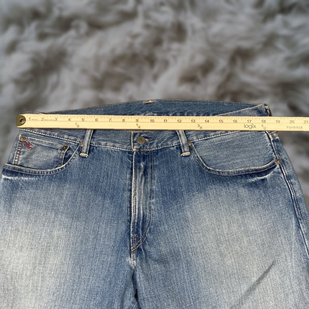 Polo Ralph Lauren Polo Ralph Lauren Jeans Mens 36 x 33 Blue Straight Leg Classic Fit 867 Denim 90s Preppy Cowboy Vintage Regular Mens Size US M / EU 48-50 / 2 - 1 Thumbnail