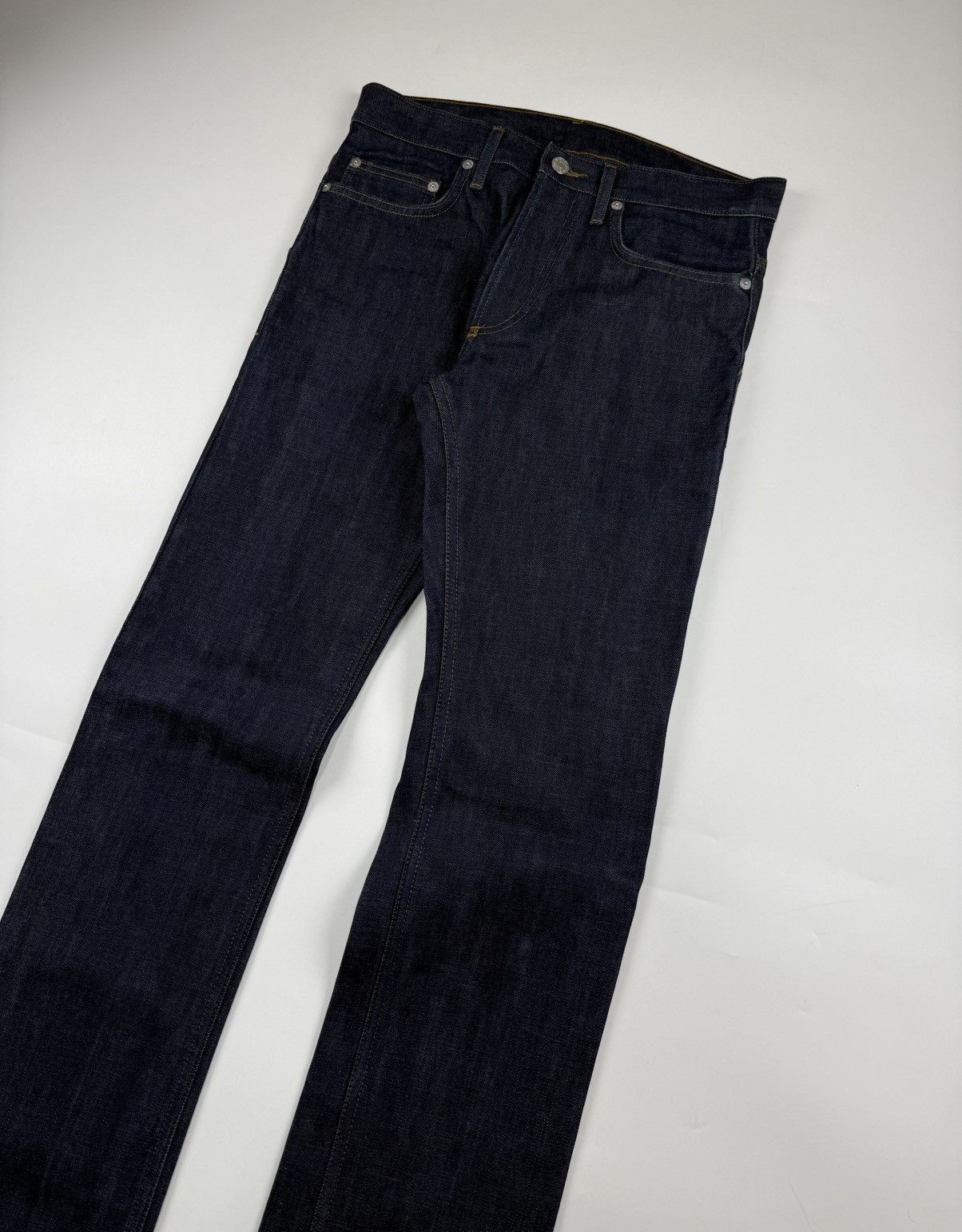 Dior Dior x Hedi Slimane Long Raw Denim Size US 28 / EU 44 - 5 Thumbnail