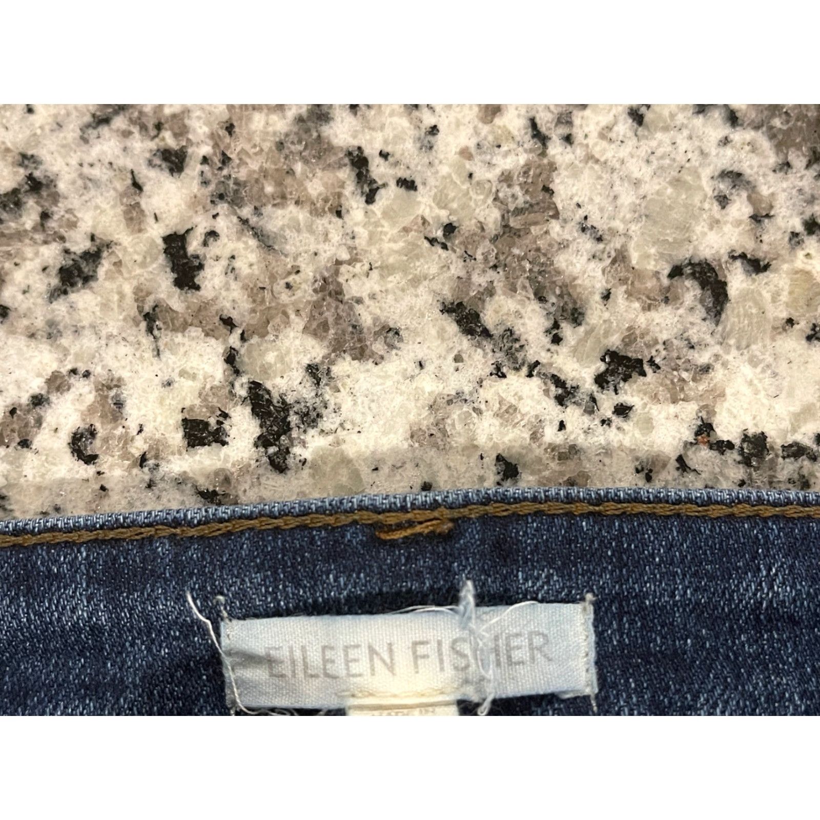 Eileen Fisher Eileen Fisher Jeans Straight Ankle Organic Cotton Stretch Denim Blue 10 Size 32" / US 10 / IT 46 - 3 Thumbnail