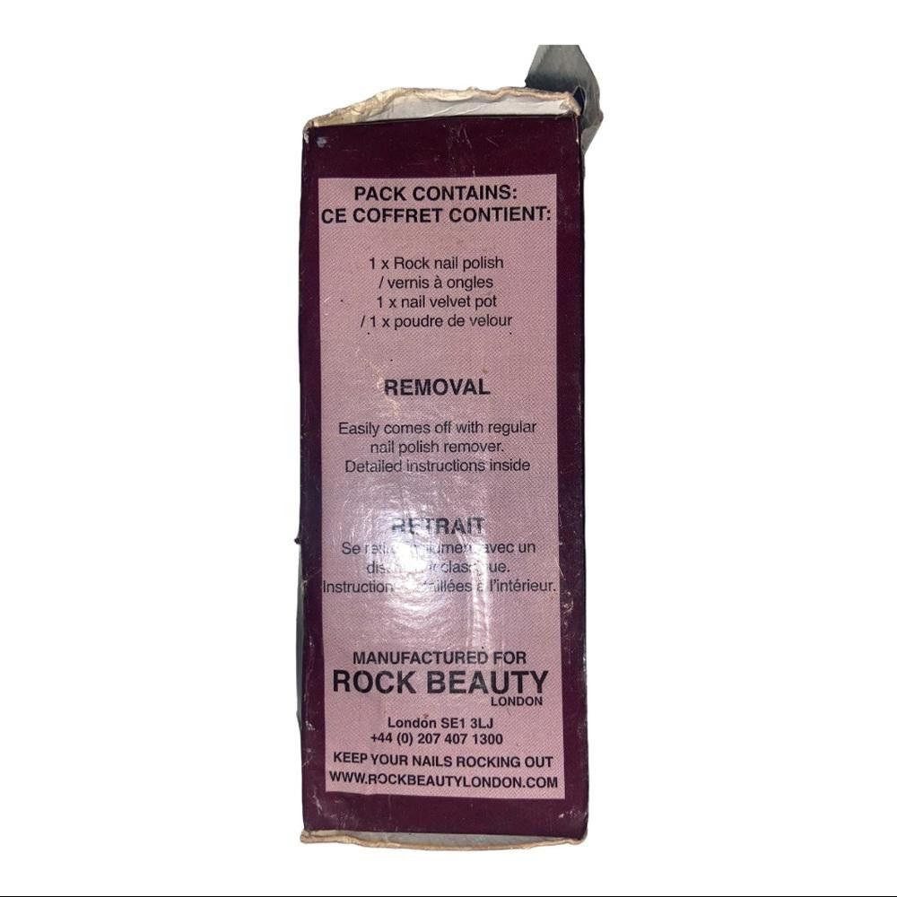 Designer Nail Rock l NIB Nail Velvet Manicure Set In Burgundy Size ONE SIZE - 2 Thumbnail