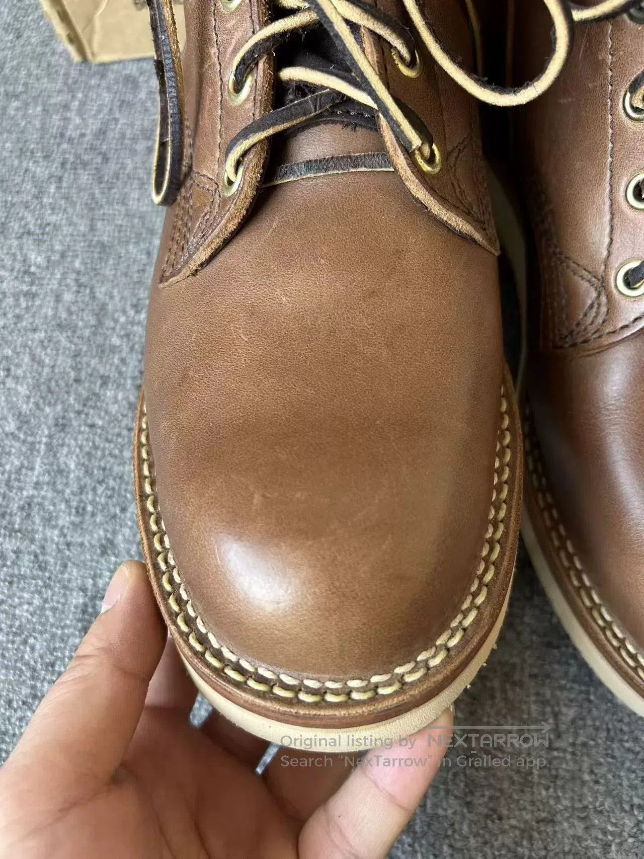 Viberg Viberg Boots UK7.5 Brown Leather Work Boots. Size US 9.5 / EU 42-43 - 2 Thumbnail