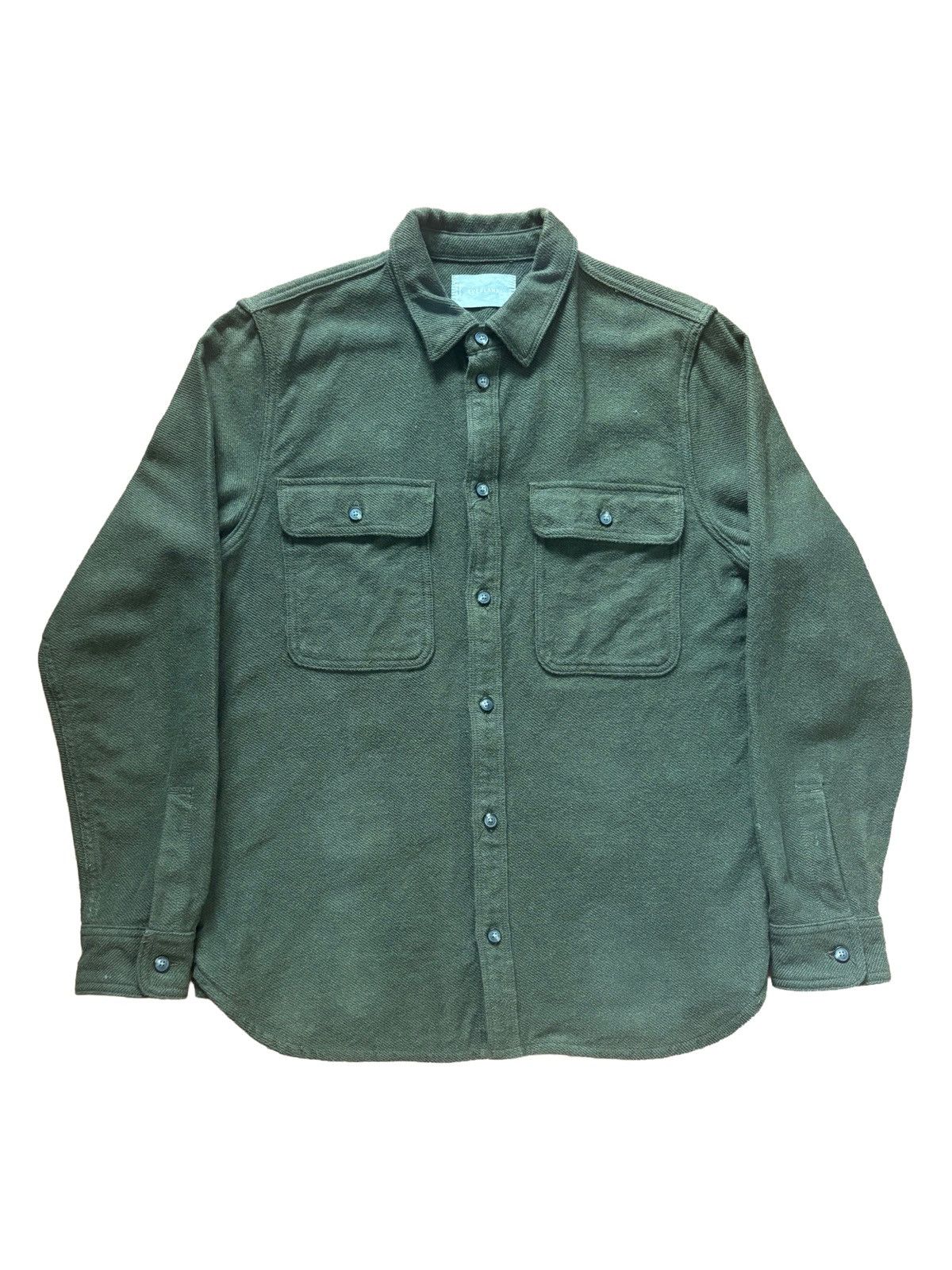 Everlane Everlane Green Heavyweight Overshirt US M Size US M / EU 48-50 / 2 - 1 Thumbnail