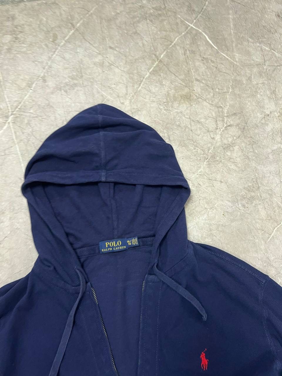 Polo Ralph Lauren Polo Ralph Lauren Zip Up Hoodie Pony Sweatshirt Navy Blue XL Size US XL / EU 56 / 4 - 11 Thumbnail