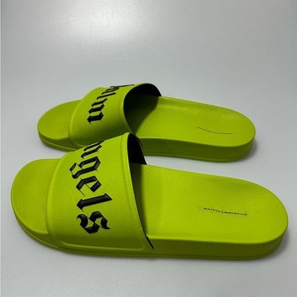 Palm Angels Palm Angels Pool Slides Light Green Men’s EU 44/US 11 Size US 11 / EU 44 - 2 Thumbnail