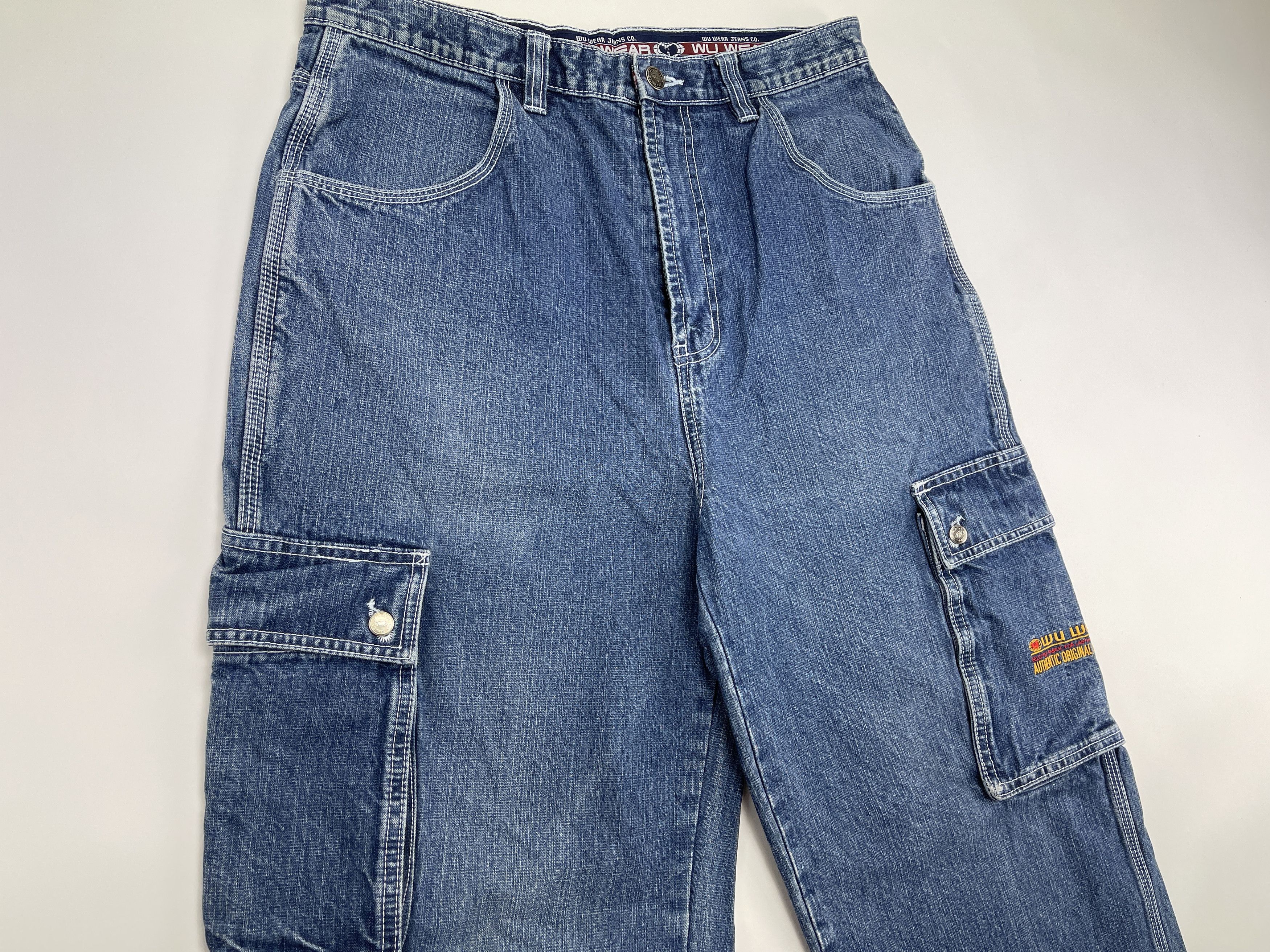 Wu-Tang Clan WU WEAR jeans, vintage hip hop baggy, 90s Wu-Tang Clan W 32 Size US 32 / EU 48 - 10 Thumbnail