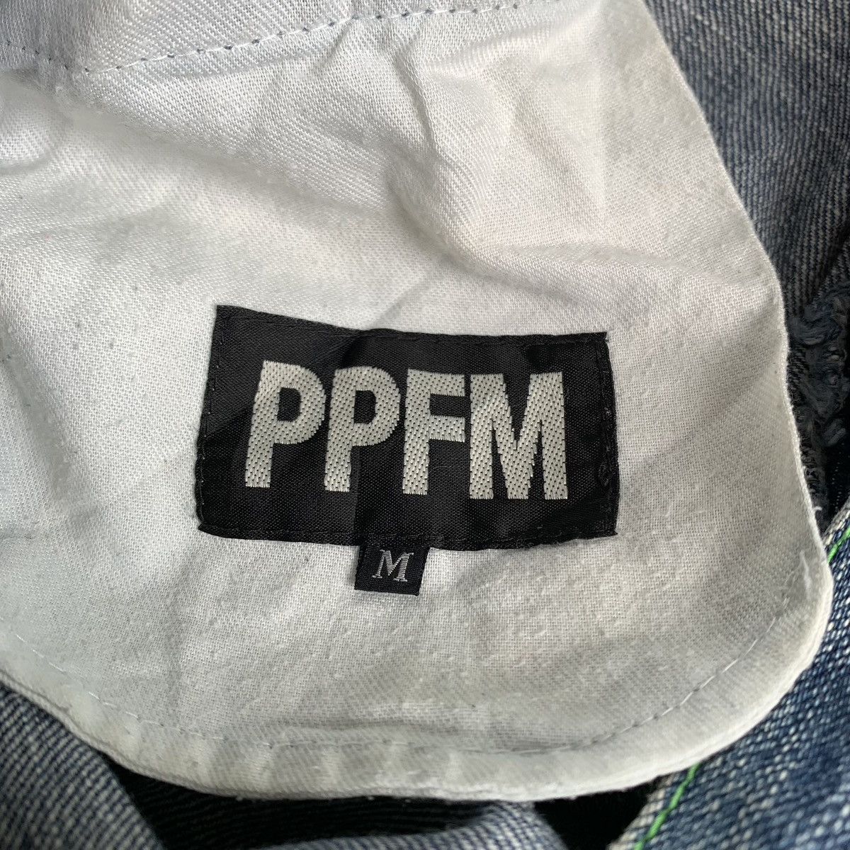 Japanese Brand 2000s Rare Japanese Brand PPFM Double Waist Denim Size US 33 - 12 Thumbnail