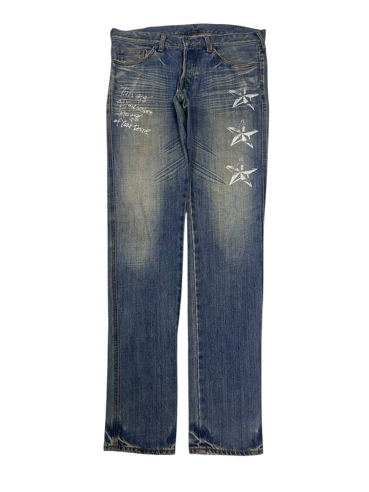 Boycott × Japanese Brand Vintage Japanese BOYCOTT Blue Wash Regular Jeans Size US 35 - 2 Thumbnail