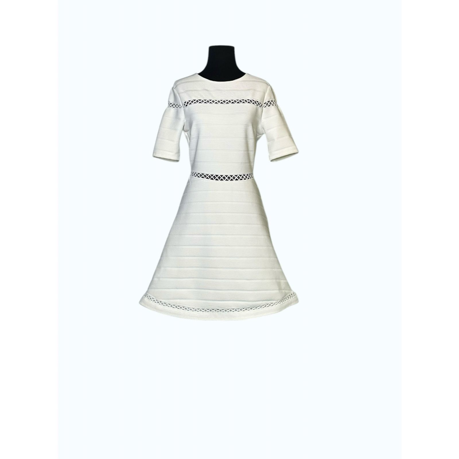 Topshop TOPSHOP white bandage skater mini dress size 6 Size M / US 6-8 / IT 42-44 - 12 Thumbnail