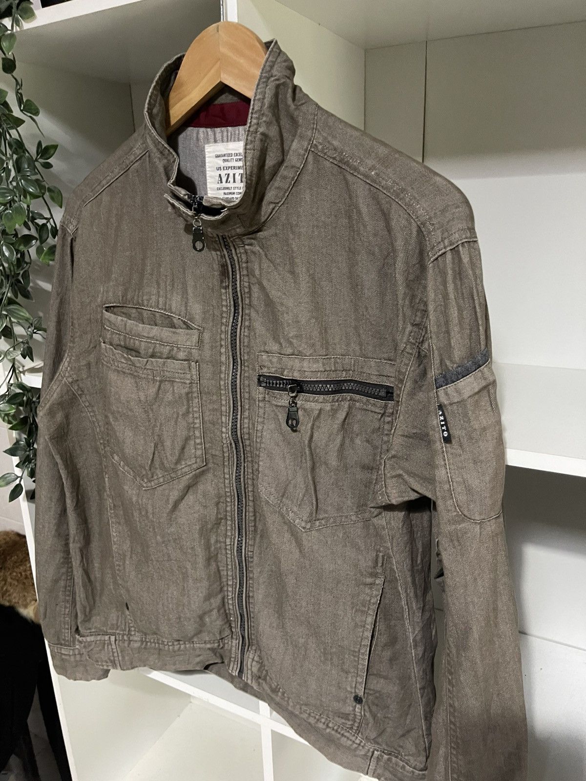 Japanese Brand Azito Light Denim Work Jacket Size US M / EU 48-50 / 2 - 3 Thumbnail