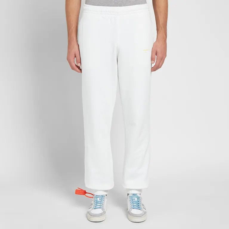 Off-White White and Yellow Acrylic Arrows Sweatpants Size US 38 / EU 54 - 4 Thumbnail