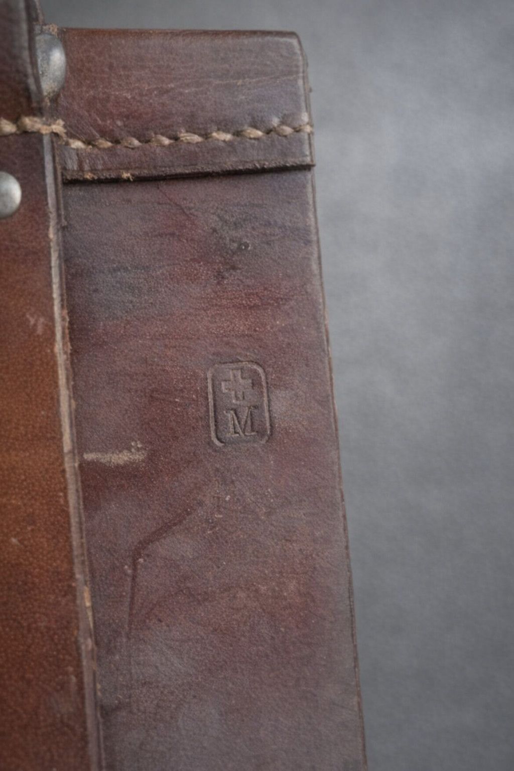 Vintage Vintage 1966 Swiss Military Leather Pouch Size ONE SIZE - 2 Thumbnail