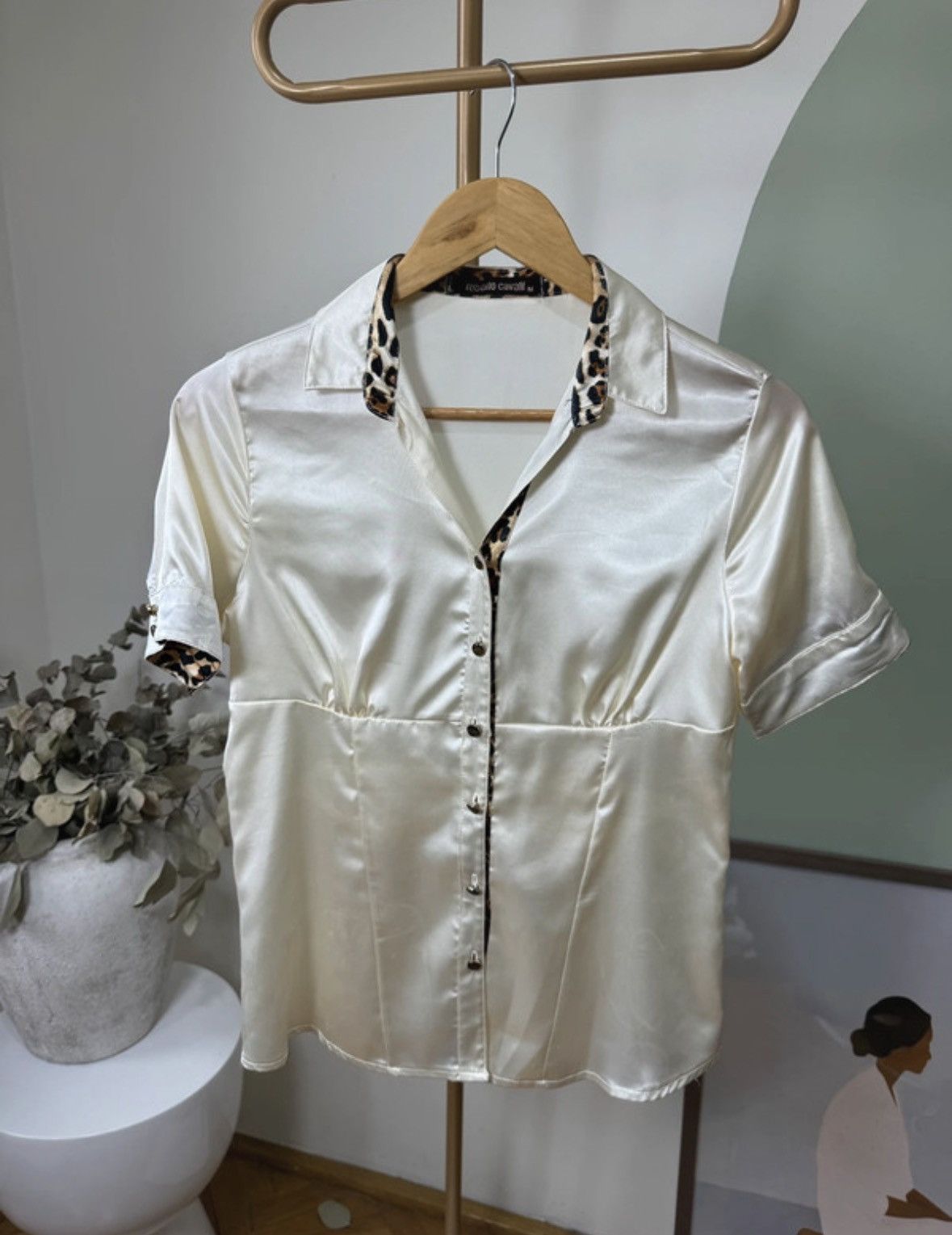 Roberto Cavalli Roberto Cavalli satin blouse Size M / US 6-8 / IT 42-44 - 5 Thumbnail