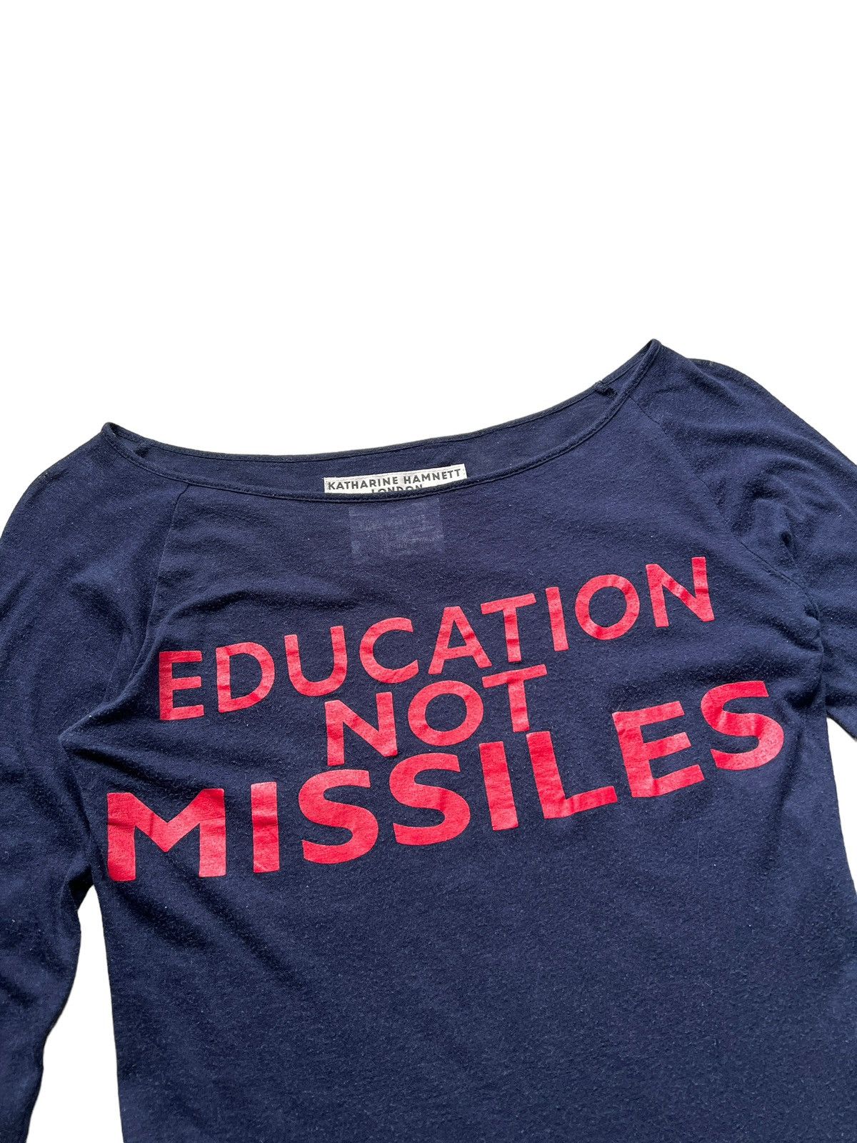 Katharine Hamnett London Vintage Katharine Hamnett London Protest Fashion Shirt Size S / US 4 / IT 40 - 2 Thumbnail