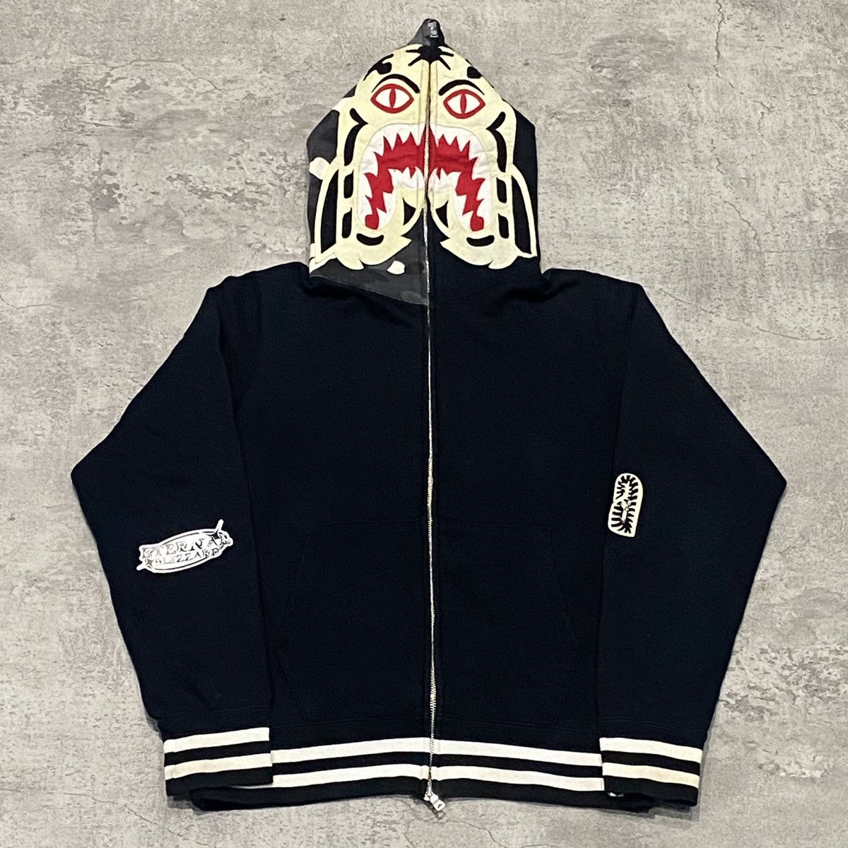 Bape Tiger Black Hoodie