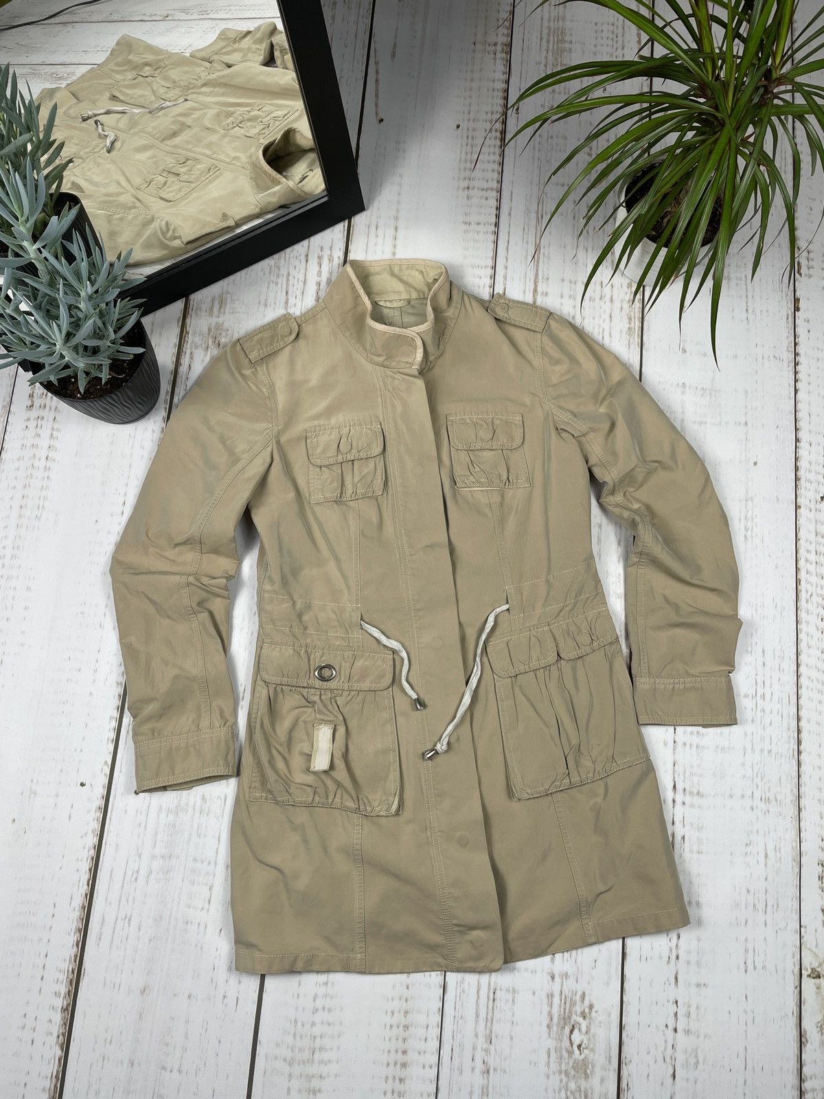 Brunello Cucinelli Brunello Cucinelli Trench Coat Luxury Size M / US 6-8 / IT 42-44 - 2 Thumbnail