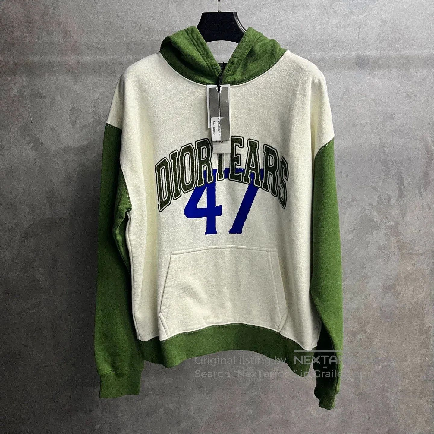 Dior dior hooded sweatshirt with letter print. Size US XL / EU 56 / 4 - 1 Thumbnail