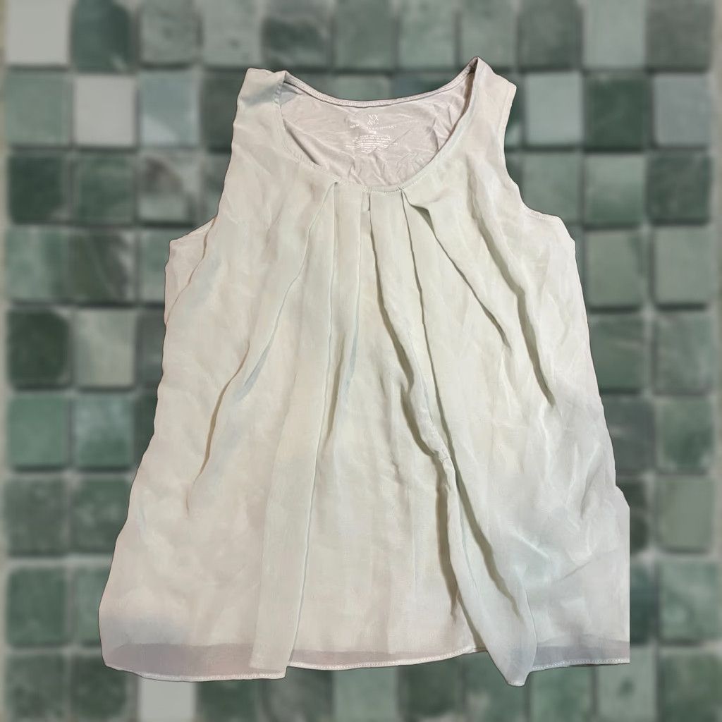 Vintage New York & Company Blouse Shirt Mint Green Sleeveless M Womens Regular Shirt Blouse Womens M Mint Green Sleeveless Shirt Blouse Size M / US 6-8 / IT 42-44 - 1 Thumbnail