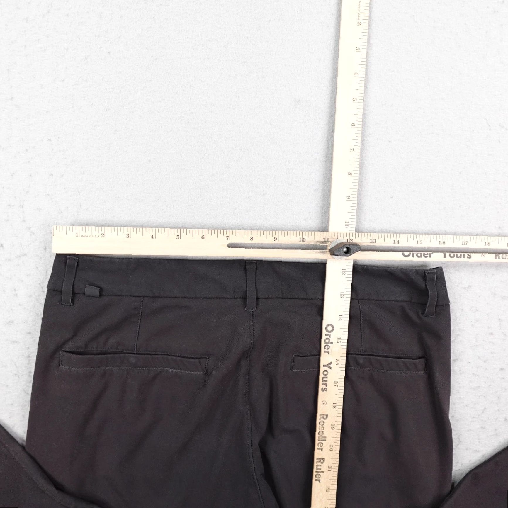 Lululemon Lululemon Pants 32 Black Commission Pant Slim Warpstreme 34" Performance Chino Mens Regular Straight Front Button Zip Pockets Breathable Size US 32 / EU 48 - 7 Thumbnail