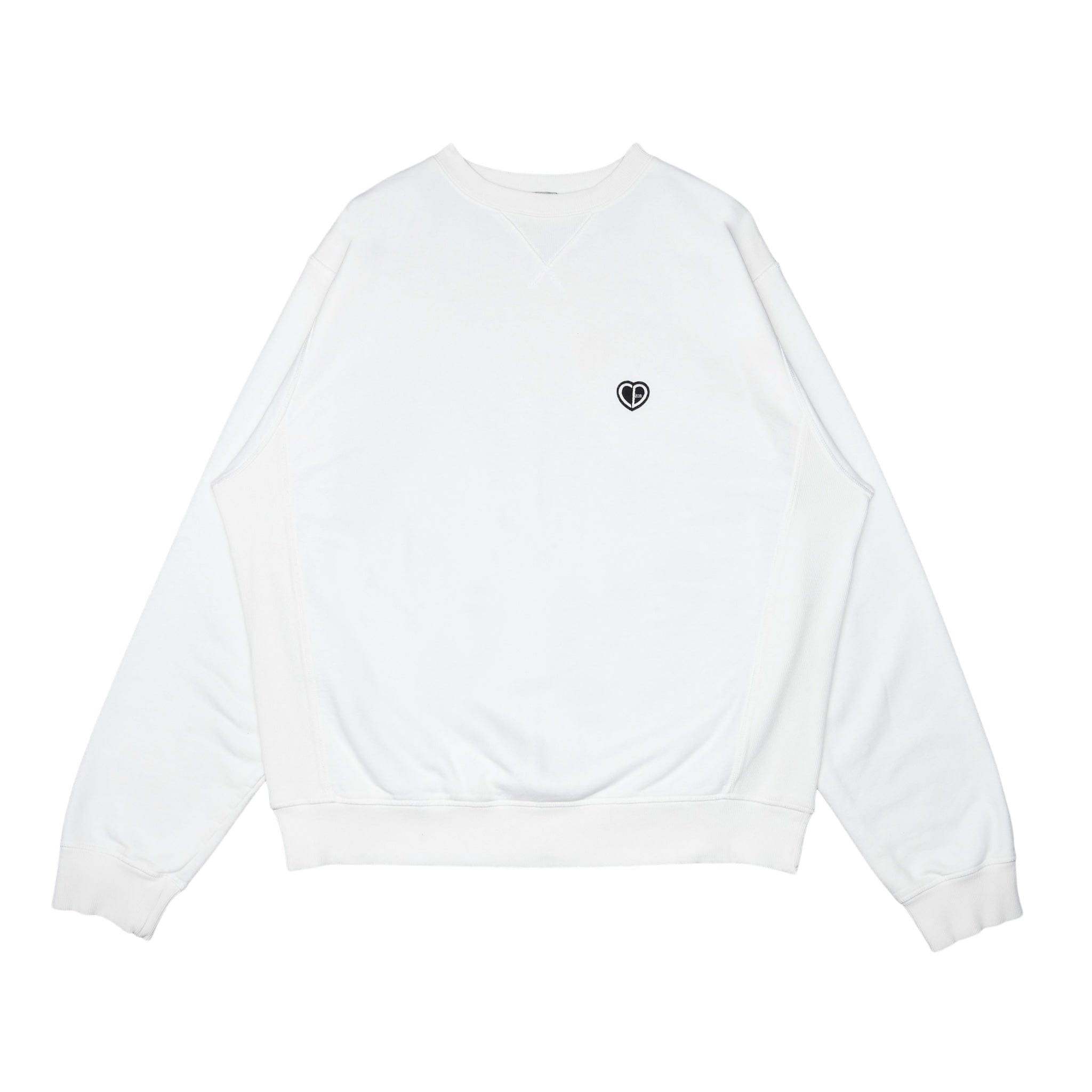 Dior Dior CD Heart Logo Crewneck Sweatshirt White Black Size US L / EU 52-54 / 3 - 1 Thumbnail