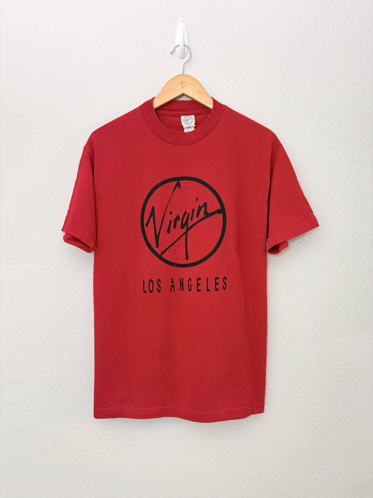 Vintage 90’s Virgin Los Angeles Clothing Company Rare Tee Shirt Size US M / EU 48-50 / 2 - 1 Thumbnail