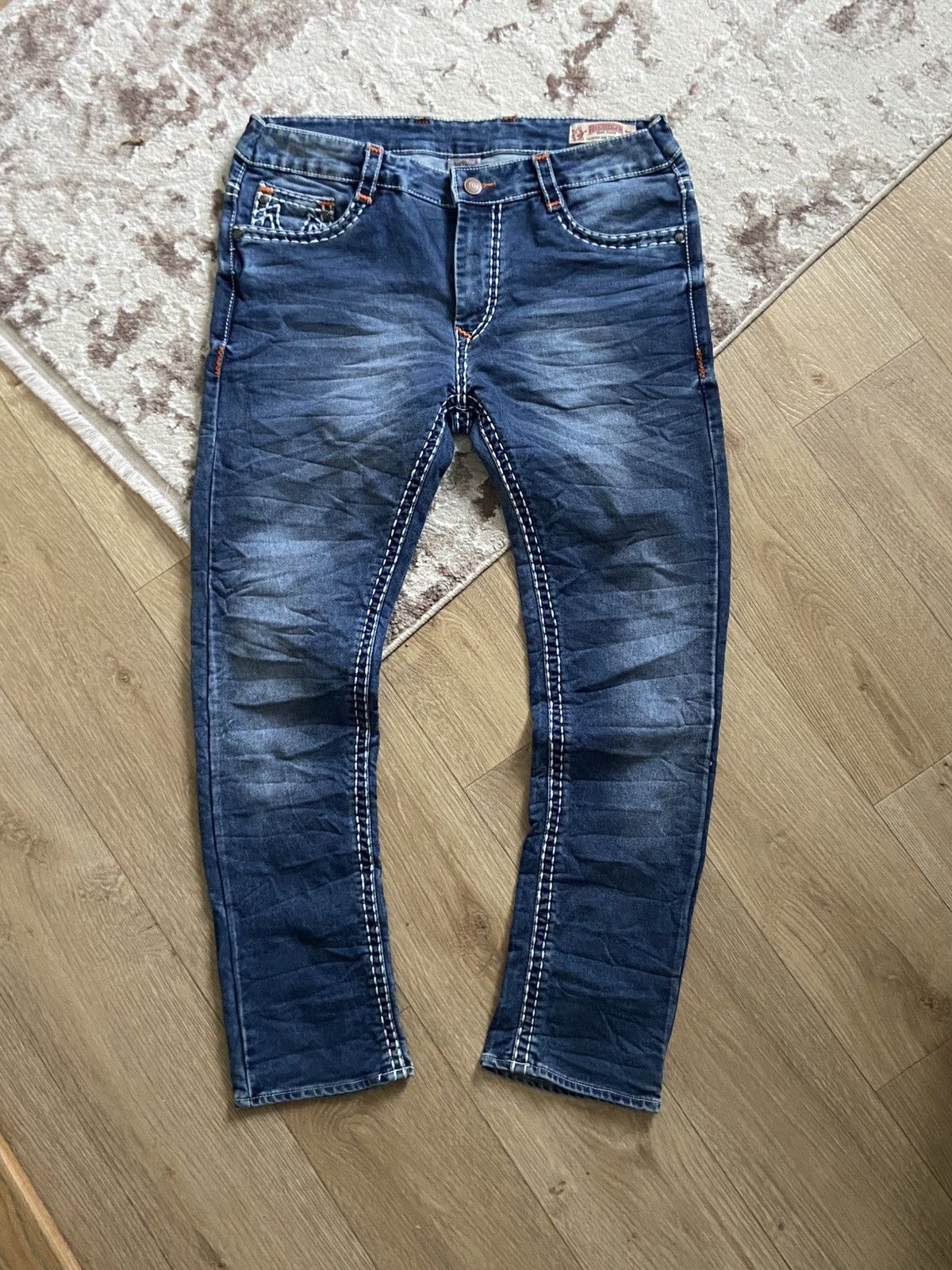 True Religion × Vintage 🔥90’s True Religion Chief Keef STYLE Made In USA🔥 Size US 38 / EU 54 - 4 Thumbnail