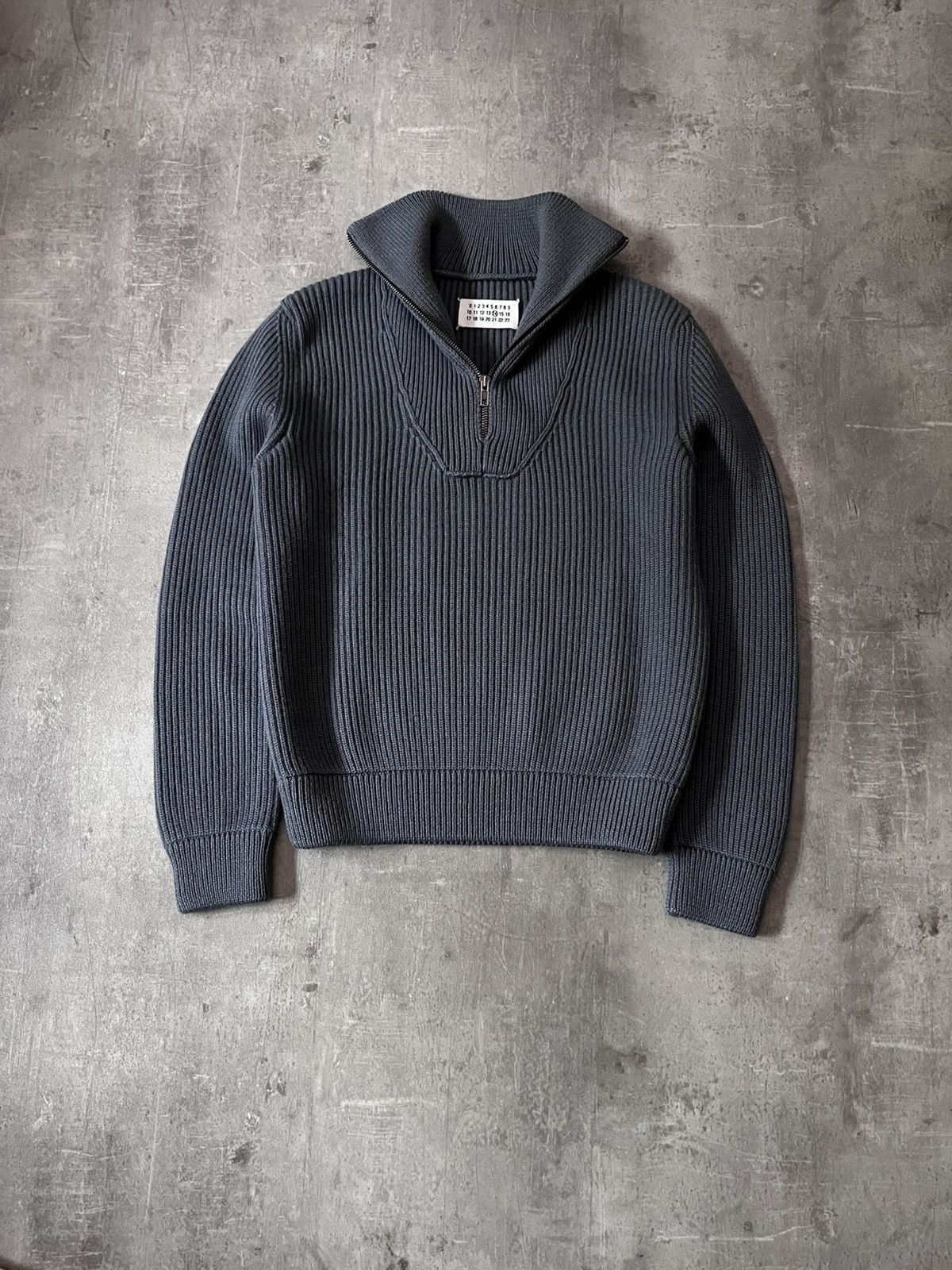 Maison Margiela Maison Margiela S/S 2008 Quarter zip Drivers wool sweater Size US M / EU 48-50 / 2 - 1 Thumbnail