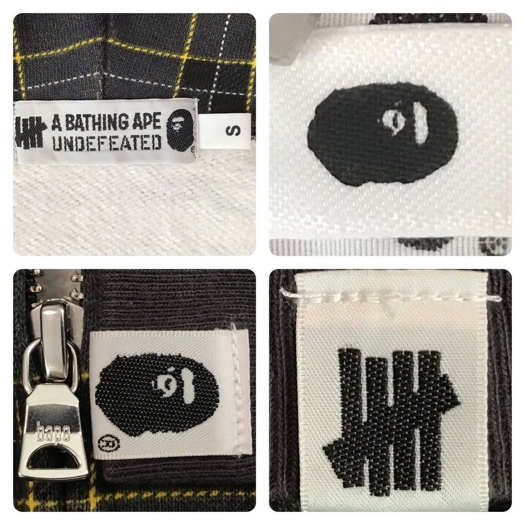 Bape × Undefeated BAPE × Undefeated Check Shark Full Zip Hoodie a bathing ape Size US S / EU 44-46 / 1 - 8 Thumbnail
