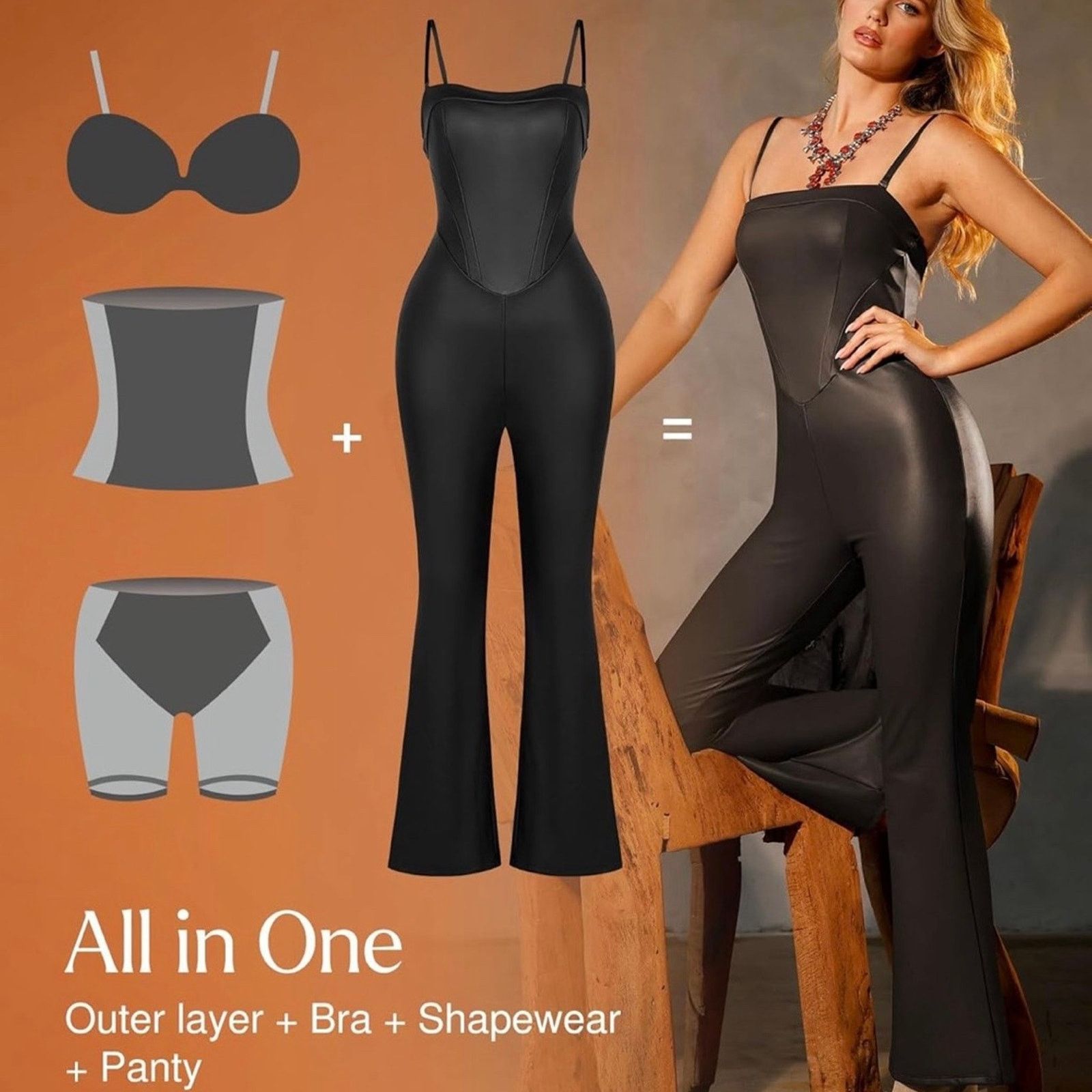 Other Popilush NWT jumpsuit size Small Size 26" / US 2 / IT 38 - 2 Thumbnail