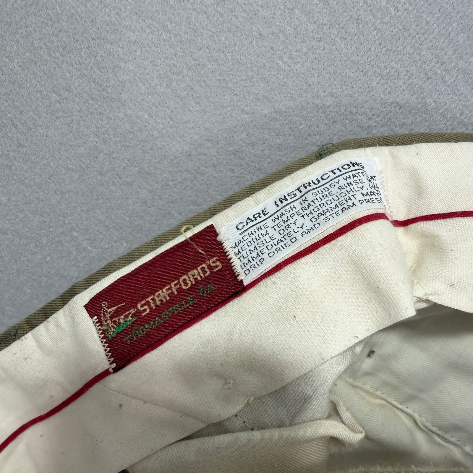 Vintage Vintage Staffords Hunting Pants 30x36 Green Two Tone Canvas Size US 30 / EU 46 - 5 Thumbnail