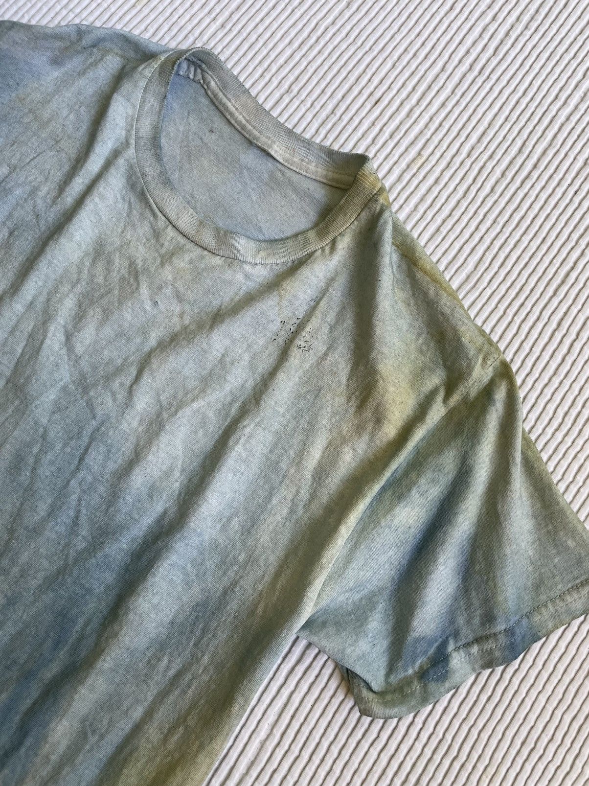 Other Sun Faded Dirty Dye Indigo Tee Size US M / EU 48-50 / 2 - 8 Thumbnail