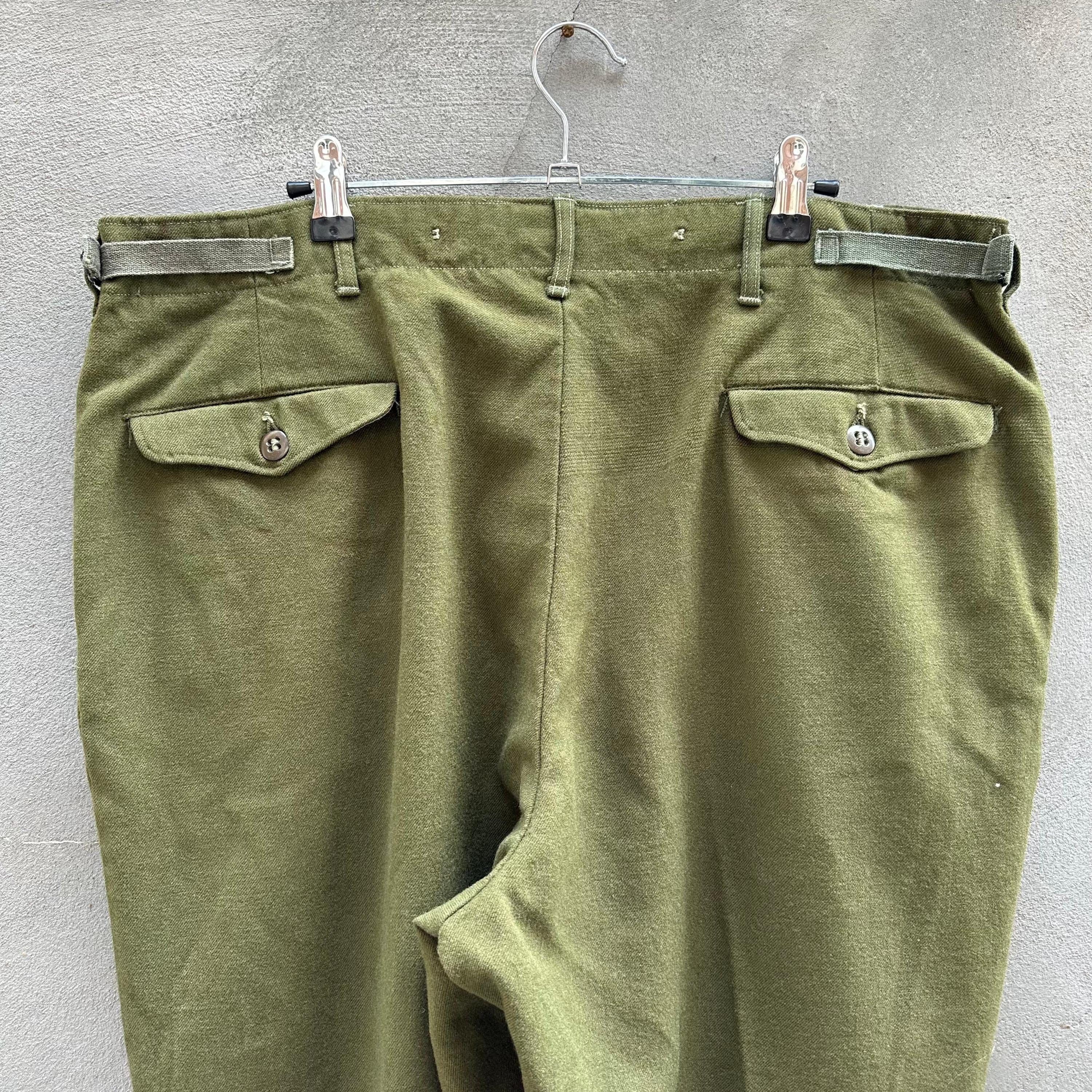 Vintage 50's US Military Wool Field Pants Size US 36 / EU 52 - 6 Thumbnail