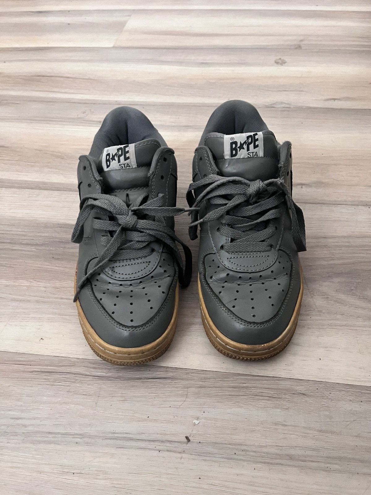 Bape 2013 Glass Leather bapestas Size US 8 / EU 41 - 1 Thumbnail