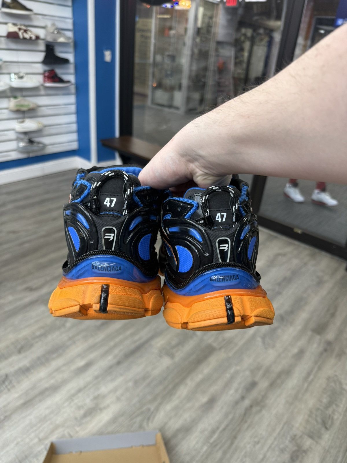 Balenciaga Balenciaga Runner - Blue/Orange Size US 14 / EU 47 - 5 Thumbnail
