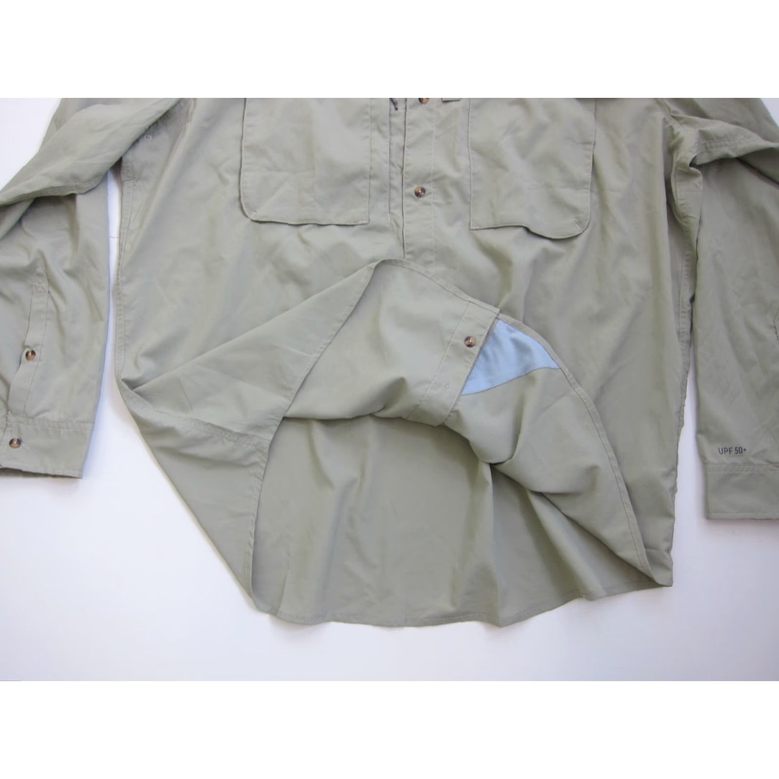 Vintage L.L. Bean Nylon Stretch Green Zip Pocket Button Down Long Sleeve Pack Shirt XXL Size US XXL / EU 58 / 5 - 5 Thumbnail