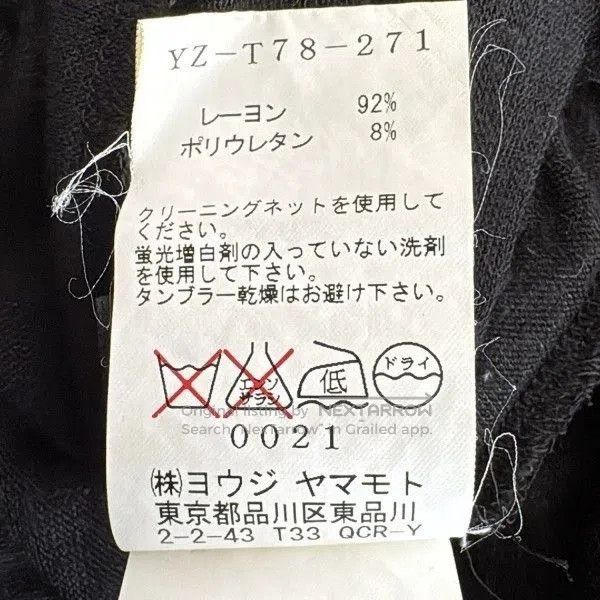 Yohji Yamamoto Y's by Yohji Yamamoto Drape Neck Top Size US M / EU 48-50 / 2 - 3 Thumbnail