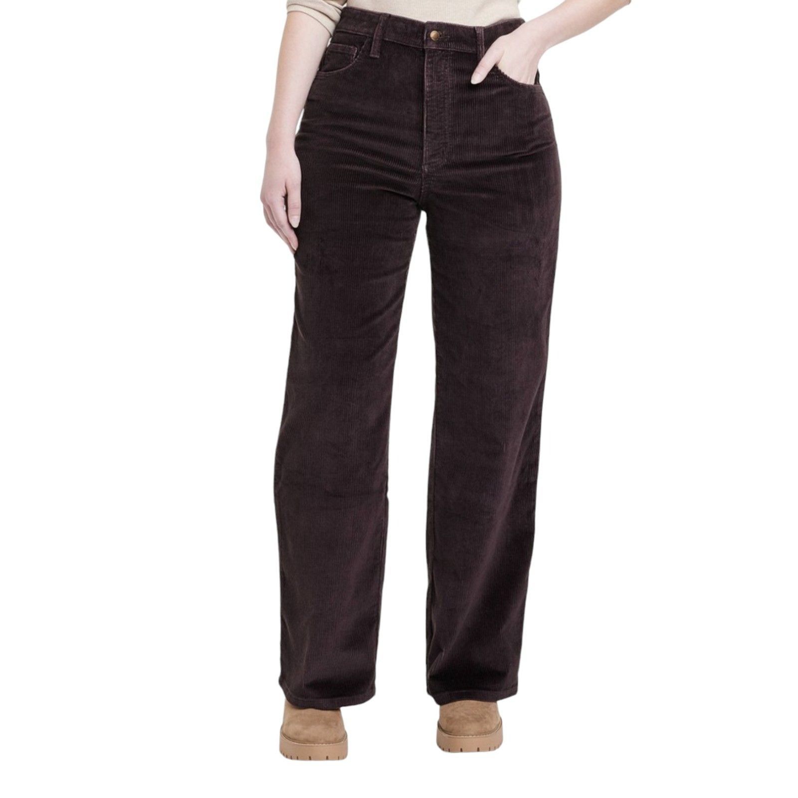 Other Universal Thread - Women's High-Rise Corduroy Wide Leg Jeans Size 26" / US 2 / IT 38 - 1 Thumbnail