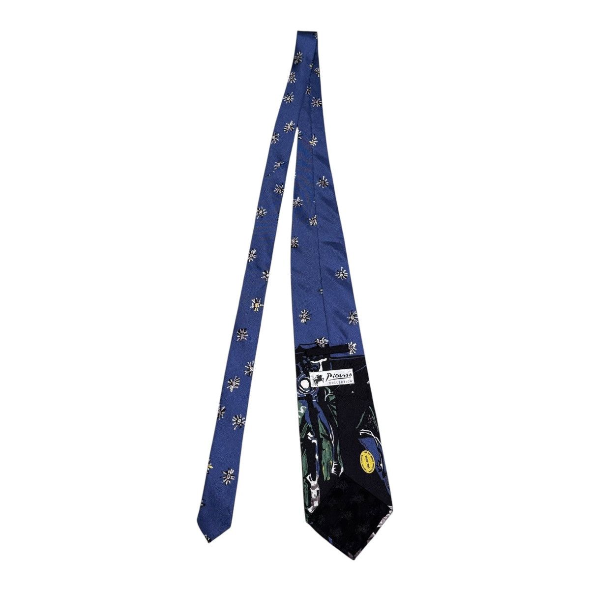 Vintage Picasso Limited Edition Nocturnal Landscape Silk Men’s Tie Size ONE SIZE - 4 Thumbnail