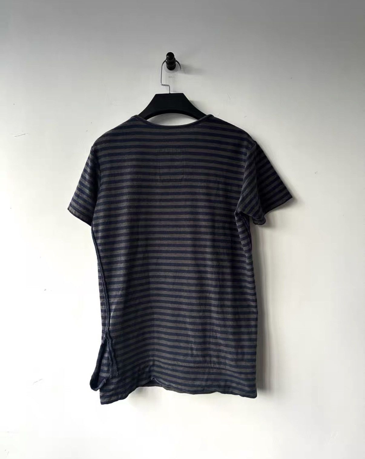 Yohji Yamamoto Yohji Yamamoto Y's striped short sleeve base layer K7 Size US L / EU 52-54 / 3 - 3 Thumbnail