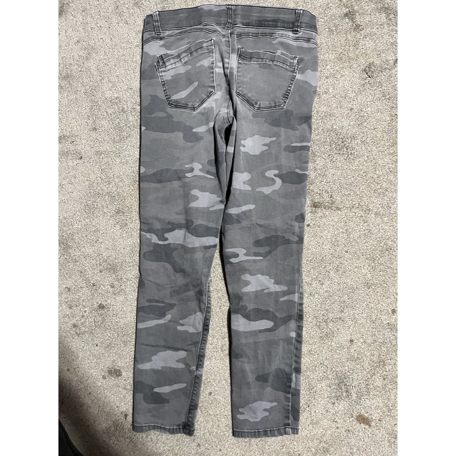 Vintage Democracy Ab Technology Mid Rise Skinny Gray Camo Stretch Jeans Size 6 Women Size 28" / US 6 / IT 42 - 4 Thumbnail