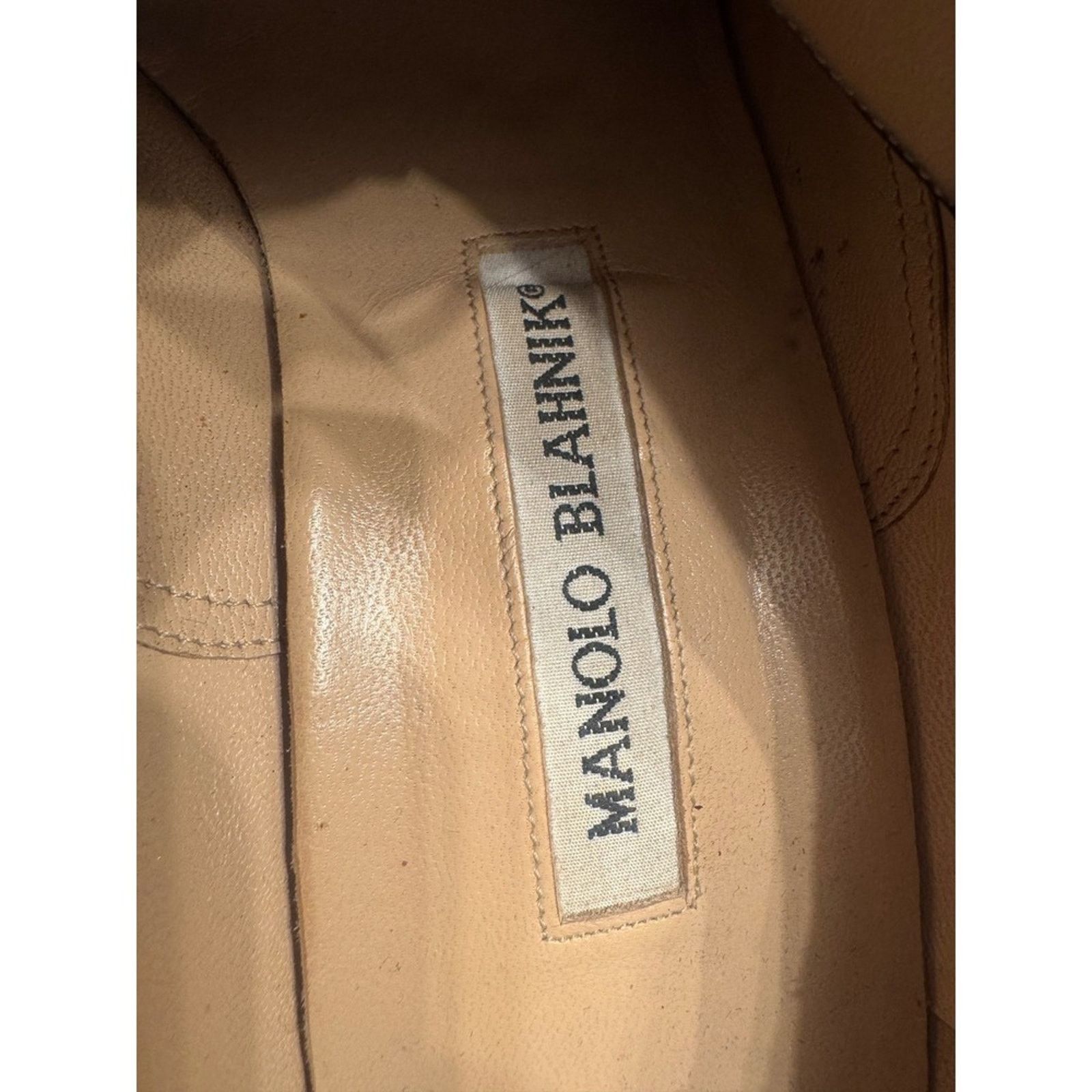 Manolo Blahnik Manolo Blahnik Black Suede Lace-Up Oxford Heels Size US 8 / IT 38 - 4 Thumbnail