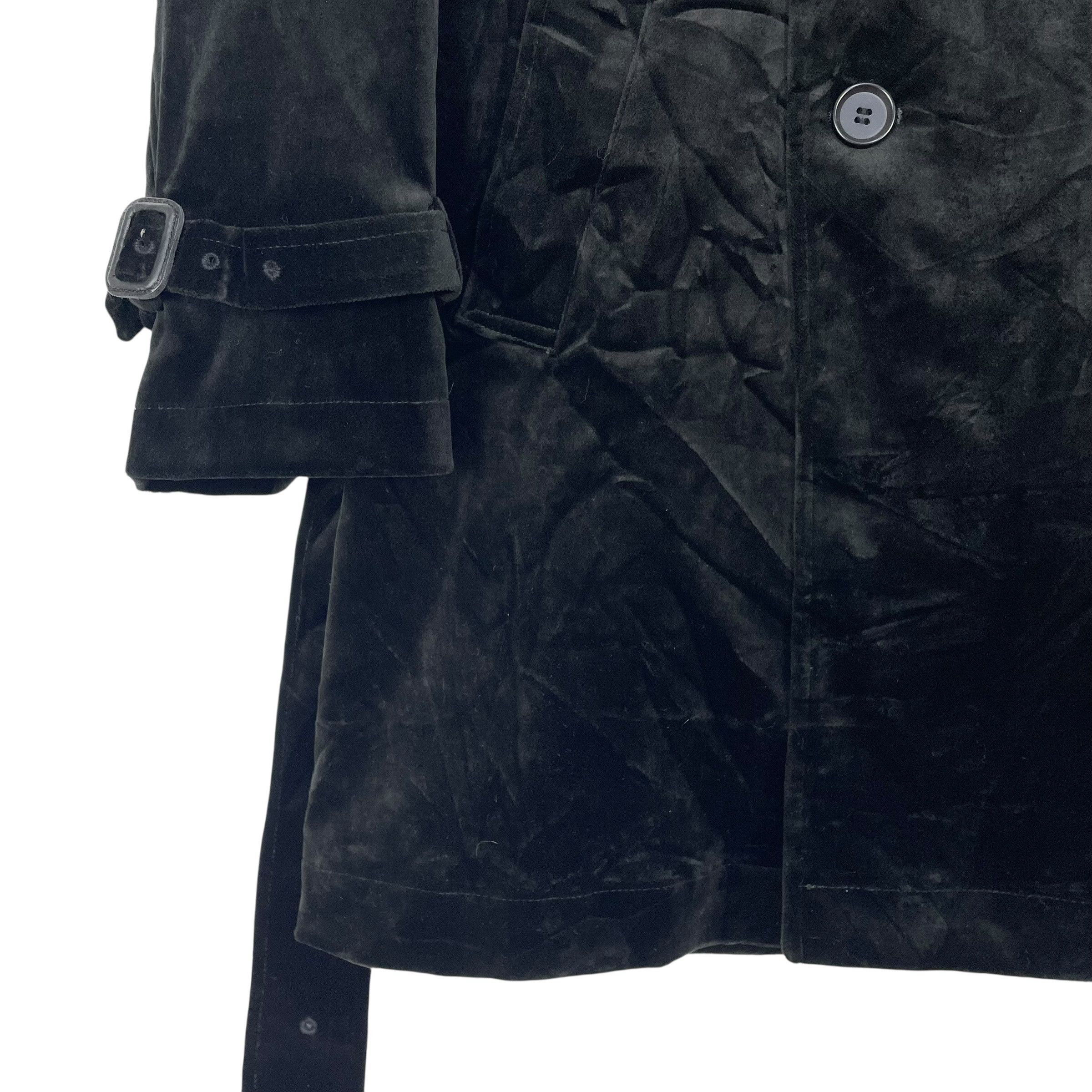 Yohji Yamamoto Vintage Yohji Yamamoto X D’Urban A.A.R Velvet Pea Coat Size US M / EU 48-50 / 2 - 4 Thumbnail