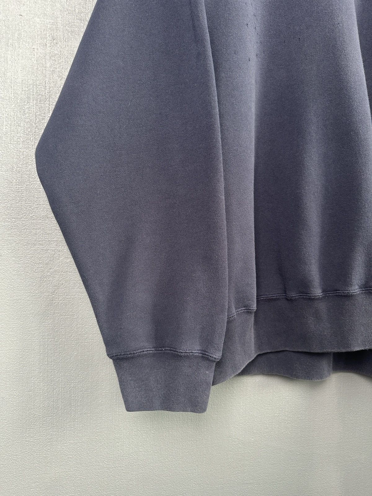 Polo Ralph Lauren 90s POLO RALPH LAUREN Distressed Sweatshirt Navy Blue XL Size US XL / EU 56 / 4 - 6 Thumbnail