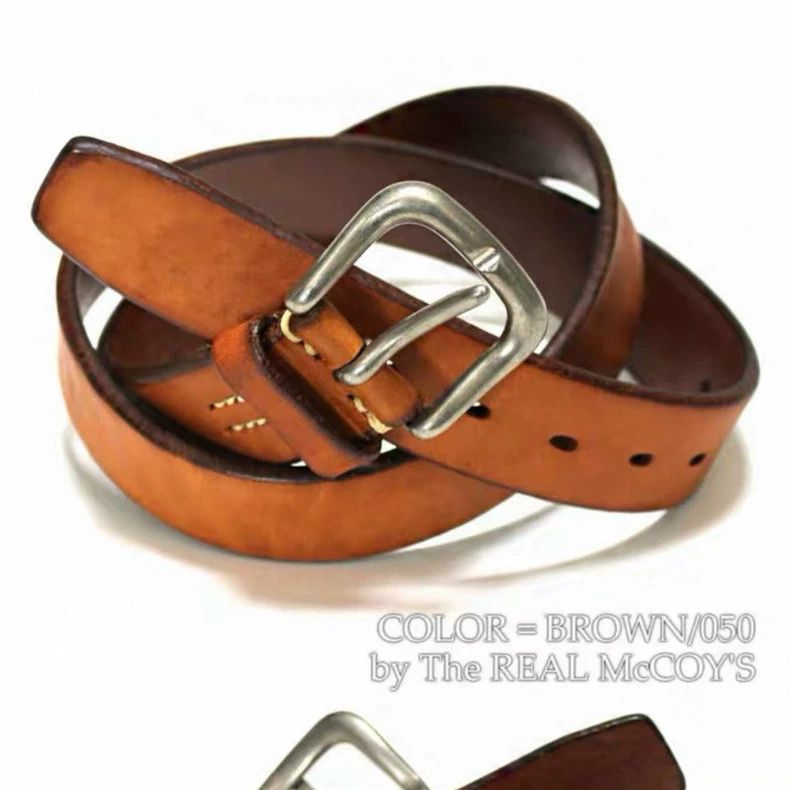 The Real McCoy's The Real McCoys Joe McCoy Bend Leather Distressed Leather Size ONE SIZE - 3 Thumbnail