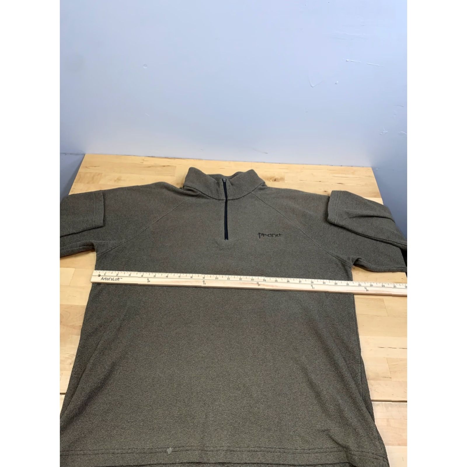 Prana VINTAGE prAna 1/4 Zip Sweater Mens L Green Casual Outdoor Pullover 12008 Size US L / EU 52-54 / 3 - 5 Thumbnail